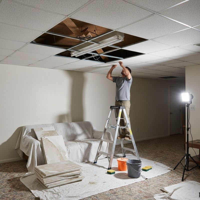 Ceiling Drywall Repair