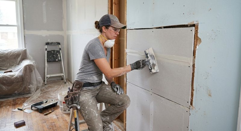 Bedroom Drywall Installation in Kansas City, KS