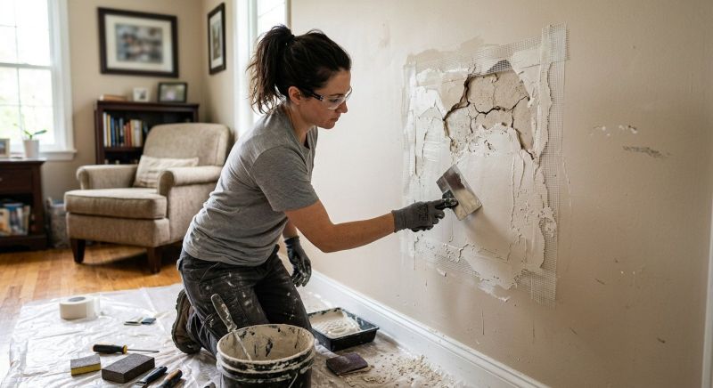 Bedroom Wall Repair in Olathe, KS