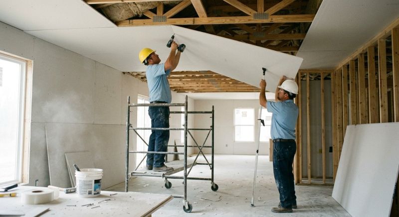 Ceiling Drywall Installation in Kansas City, KS