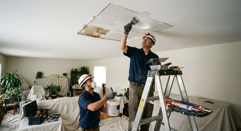 Ceiling Drywall Repair in Alpharetta, GA