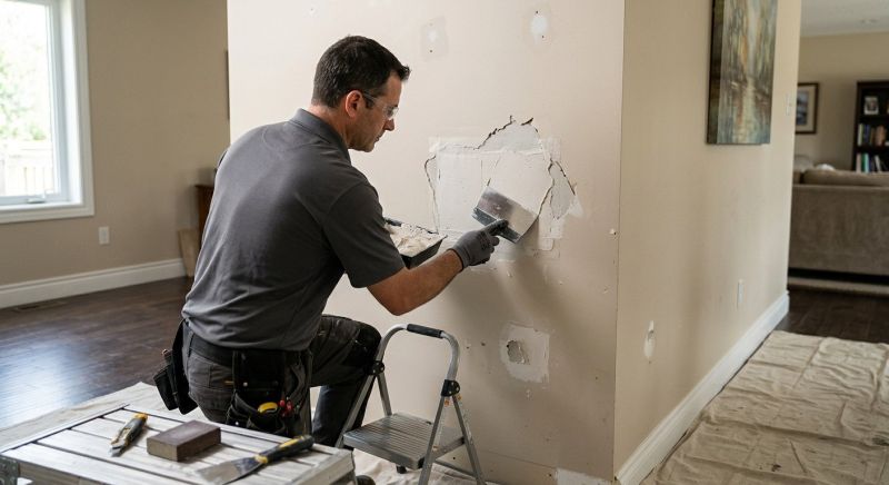 Drywall Crack Repair in Conroe, TX