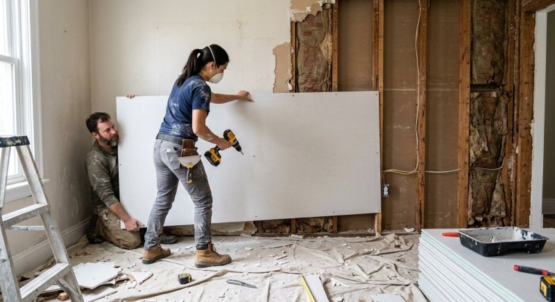 Drywall Replacement in Olathe, KS