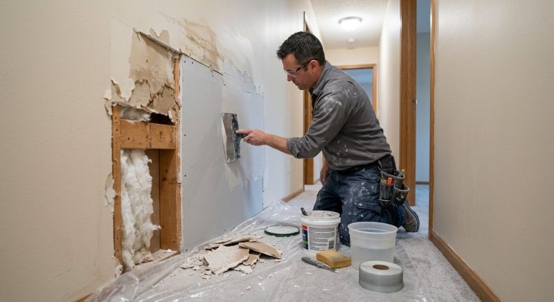 Drywall Water Damage Repair in Wilmington, NC