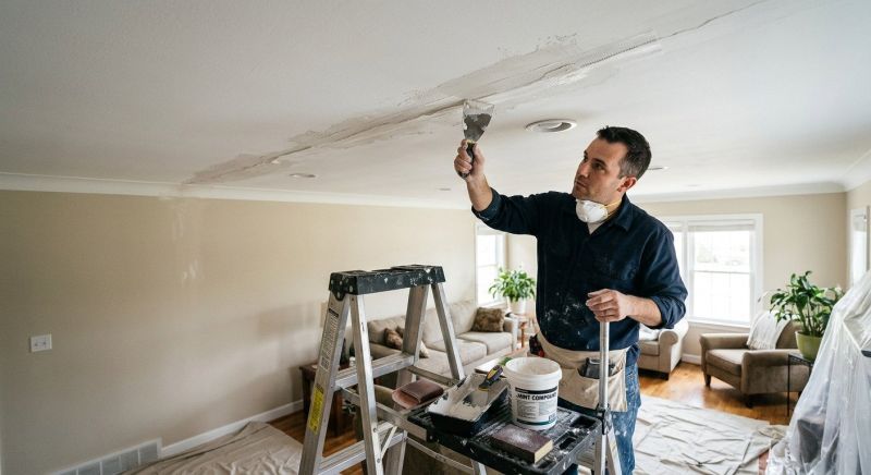 Bedroom Ceiling Repair in Olathe, KS
